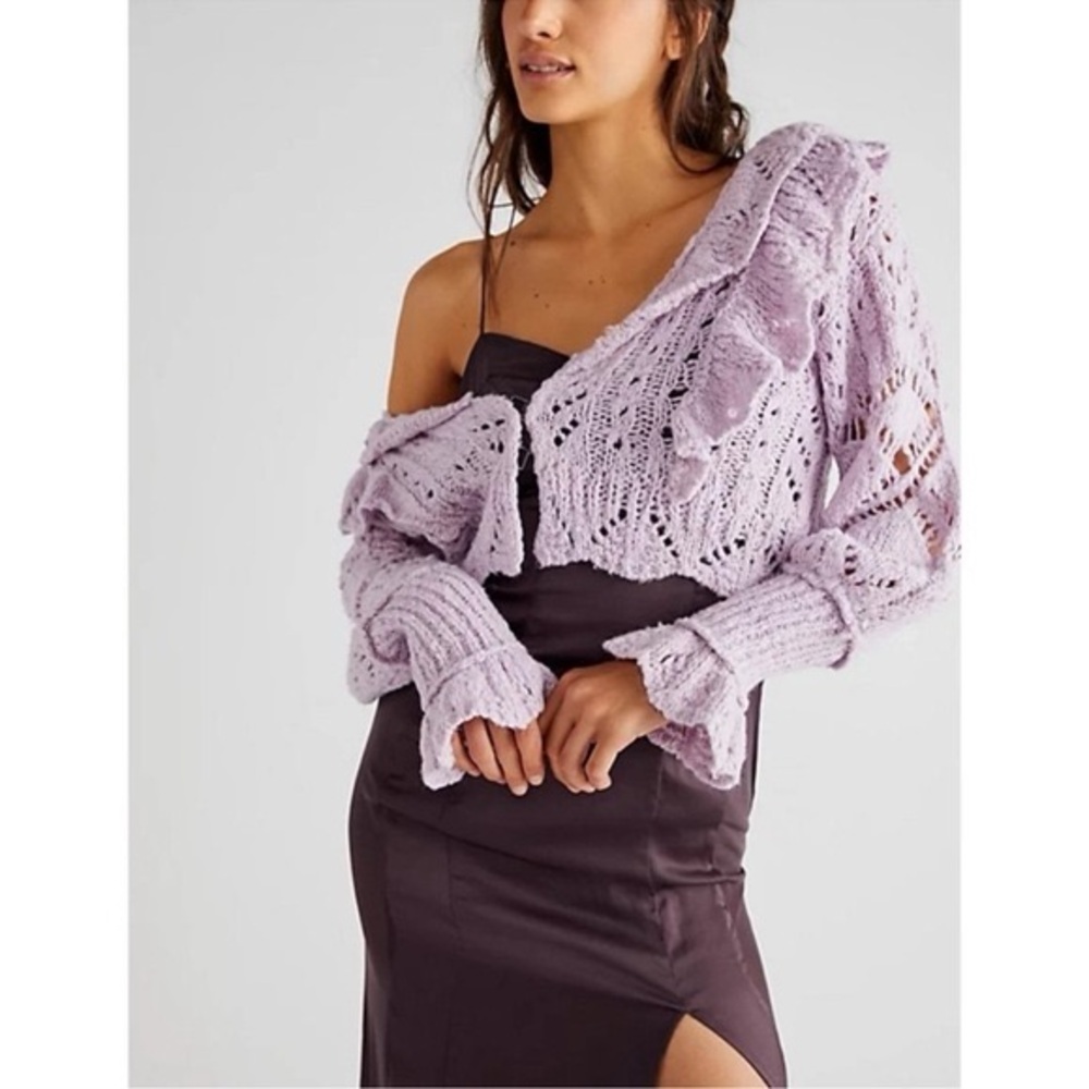 Free People Avery Crop Cardigan